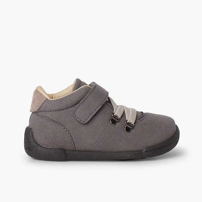 Botas<Pisamonas Botita Reforzada Cordones Elasticos Y Tira Adherente