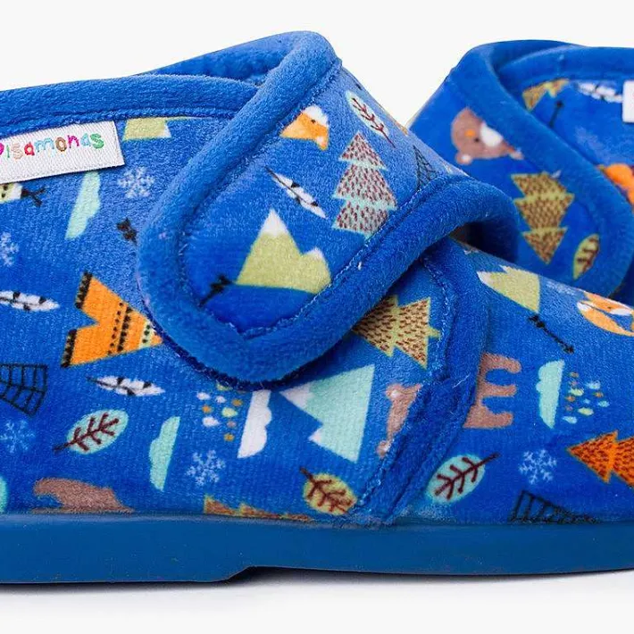 Zapatillas Casa<Pisamonas Botitas Casa Cierre Adherente Estampadas