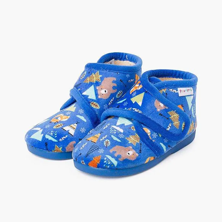 Zapatillas Casa<Pisamonas Botitas Casa Cierre Adherente Estampadas