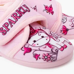 Zapatillas Casa<Pisamonas Botitas Casa Sparkly Cierre Adherente Color Rosa