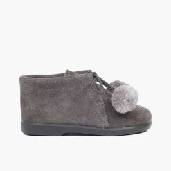 Botas<Pisamonas Botitas Con Pompones Niño Y Niña
