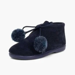 Botas<Pisamonas Botitas Con Pompones Niño Y Niña