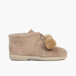 Botas<Pisamonas Botitas Con Pompones Niño Y Niña