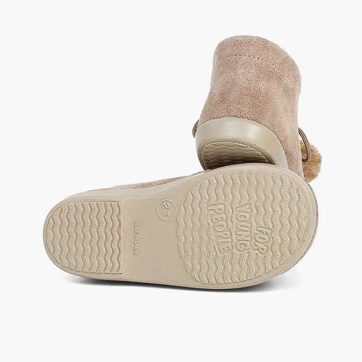 Botas<Pisamonas Botitas Con Pompones Niño Y Niña
