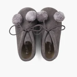 Botas<Pisamonas Botitas Con Pompones Niño Y Niña