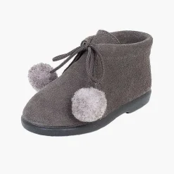 Botas<Pisamonas Botitas Con Pompones Niño Y Niña