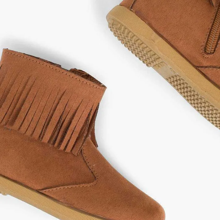 Botas<Pisamonas Botitas Flecos Con Cremallera Primeros Pasos