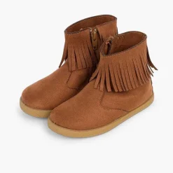 Botas<Pisamonas Botitas Flecos Con Cremallera Primeros Pasos