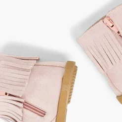 Botas<Pisamonas Botitas Flecos Con Cremallera Primeros Pasos