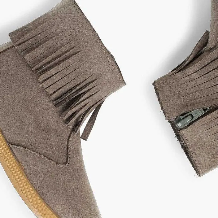 Botas<Pisamonas Botitas Flecos Con Cremallera Primeros Pasos