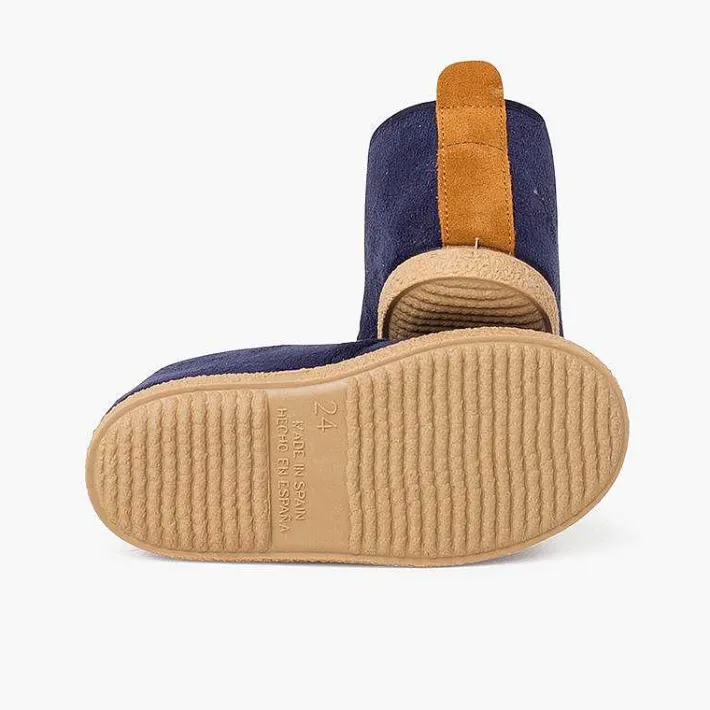 Botas<Pisamonas Botitas Forro Borrego Tira Camel Trasera