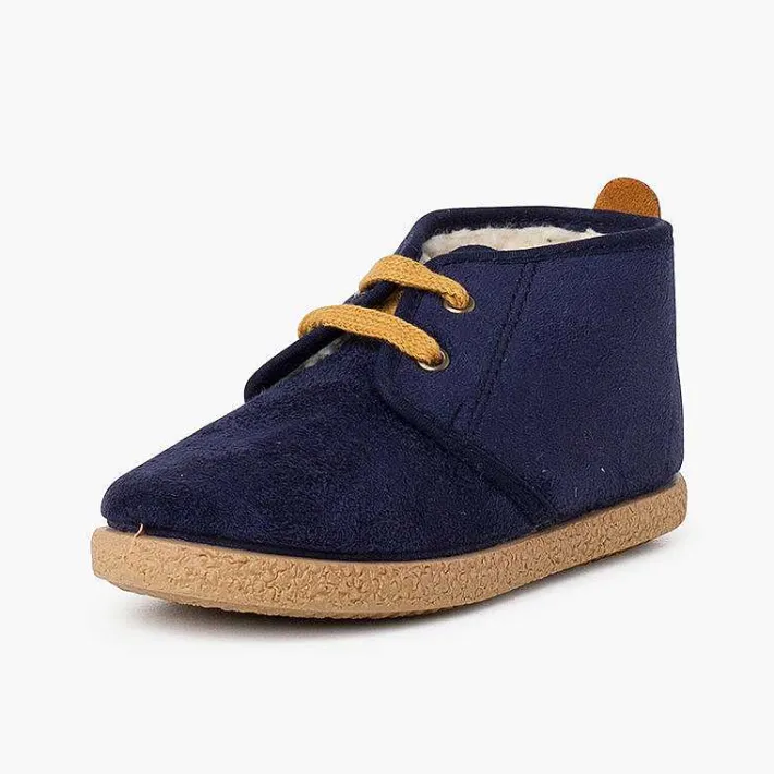 Botas<Pisamonas Botitas Forro Borrego Tira Camel Trasera