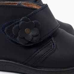 Botas<Pisamonas Botitas Niña Piel Lavable Flor