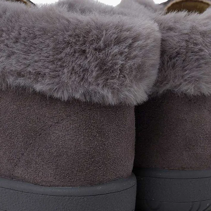 Botas<Pisamonas Botitas Niña Serraje Cuello Pelo Cordones Raso