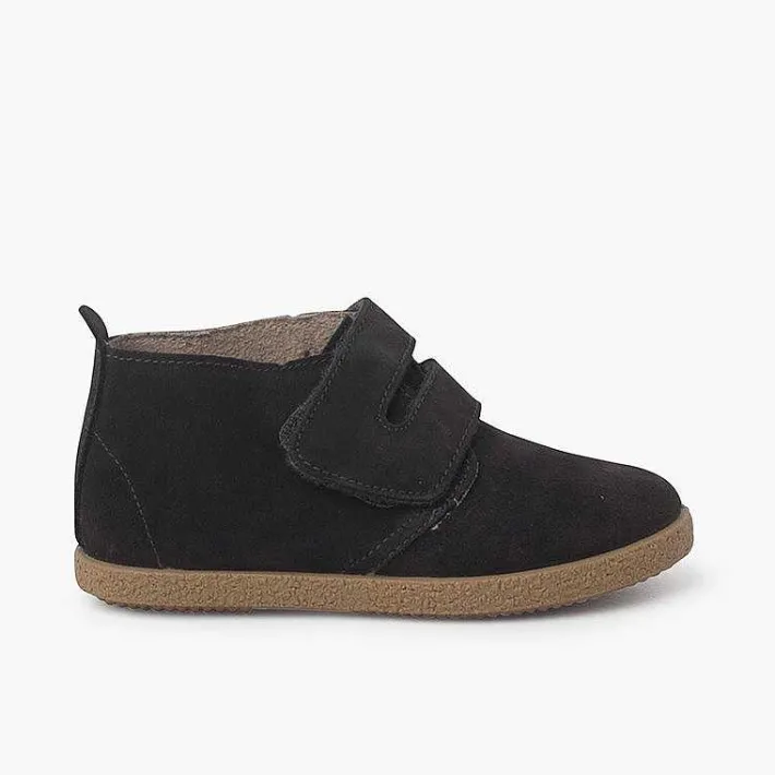 Botas<Pisamonas Botitas Niños Tira Ancha Adherente Serraje