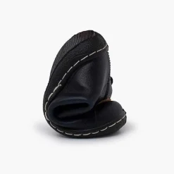 Botas<Pisamonas Botitas Piel Lavable Niños Cordones Elasticos