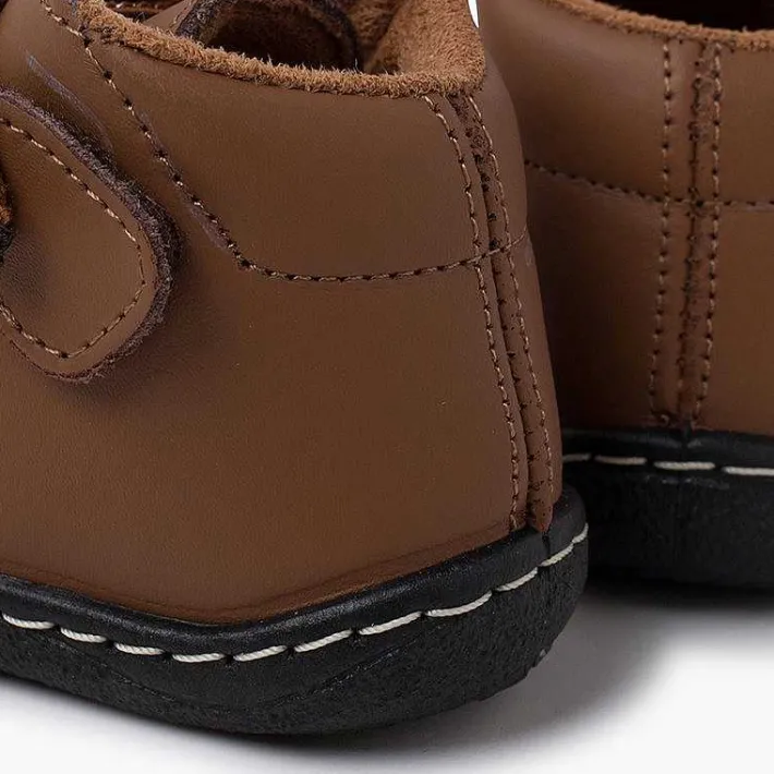 Botas<Pisamonas Botitas Piel Lavable Niños Cordones Elasticos