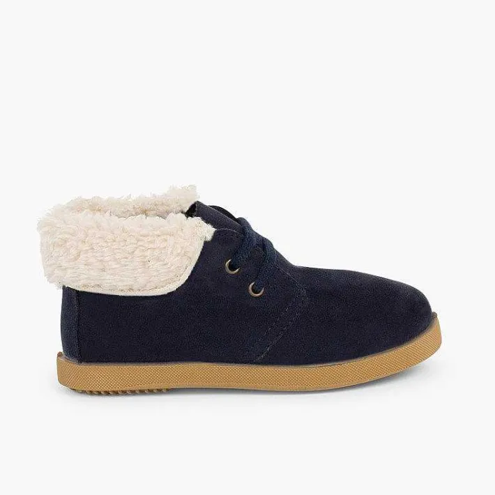 Botas<Pisamonas Botitas Tipo Borrego Niño Y Niña