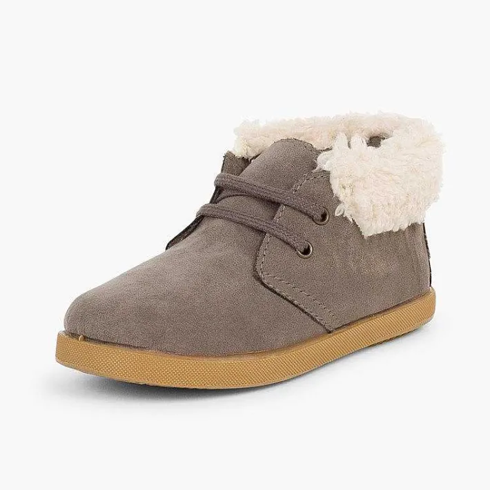 Botas<Pisamonas Botitas Tipo Borrego Niño Y Niña