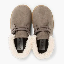 Botas<Pisamonas Botitas Tipo Borrego Niño Y Niña