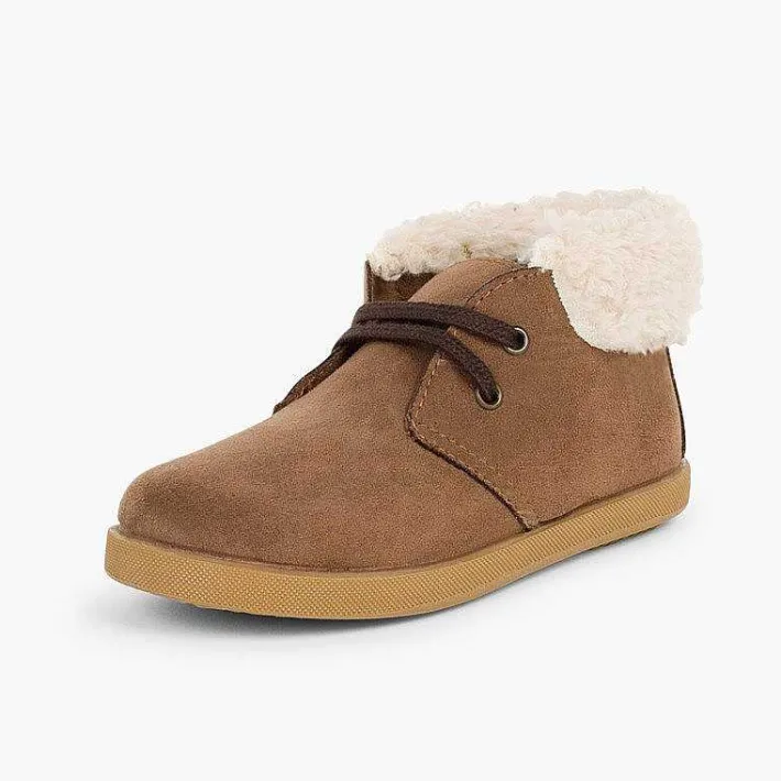 Botas<Pisamonas Botitas Tipo Borrego Niño Y Niña