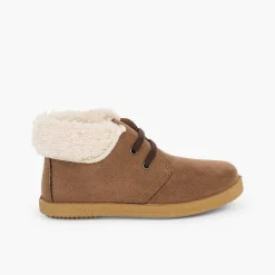 Botas<Pisamonas Botitas Tipo Borrego Niño Y Niña