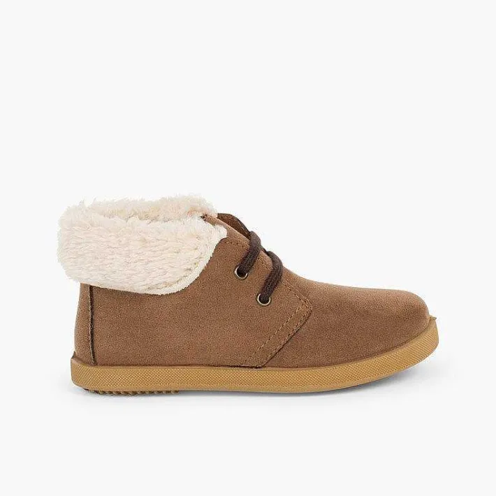 Botas<Pisamonas Botitas Tipo Borrego Niño Y Niña