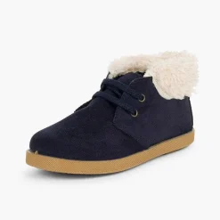 Botas<Pisamonas Botitas Tipo Borrego Niño Y Niña