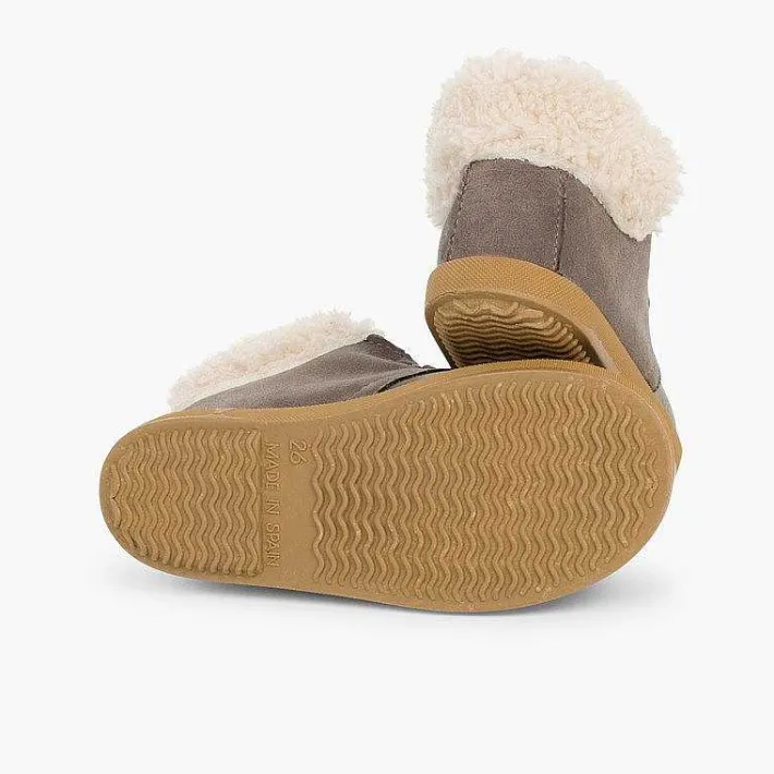 Botas<Pisamonas Botitas Tipo Borrego Niño Y Niña