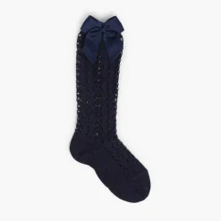 Leotardos Y Textil Condor<Pisamonas Calcetin Condor Alto Calado Con Lazo