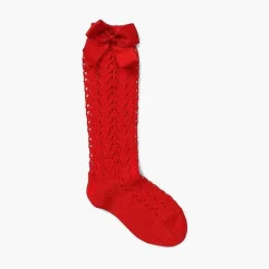 Leotardos Y Textil Condor<Pisamonas Calcetin Condor Alto Calado Con Lazo