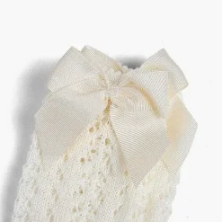 Leotardos Y Textil Condor<Pisamonas Calcetin Condor Alto Calado Con Lazo