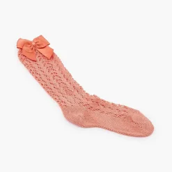 Leotardos Y Textil Condor<Pisamonas Calcetin Condor Alto Calado Con Lazo