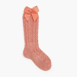 Leotardos Y Textil Condor<Pisamonas Calcetin Condor Alto Calado Con Lazo