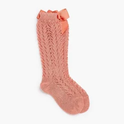 Leotardos Y Textil Condor<Pisamonas Calcetin Condor Alto Calado Con Lazo