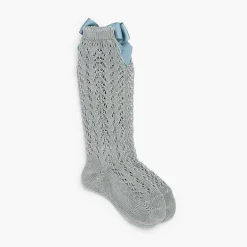 Leotardos Y Textil Condor<Pisamonas Calcetin Condor Alto Calado Con Lazo