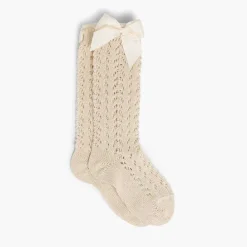 Leotardos Y Textil Condor<Pisamonas Calcetin Condor Alto Calado Con Lazo