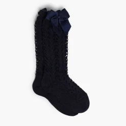 Leotardos Y Textil Condor<Pisamonas Calcetin Condor Alto Calado Con Lazo