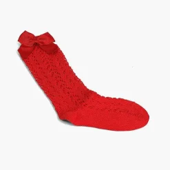 Leotardos Y Textil Condor<Pisamonas Calcetin Condor Alto Calado Con Lazo