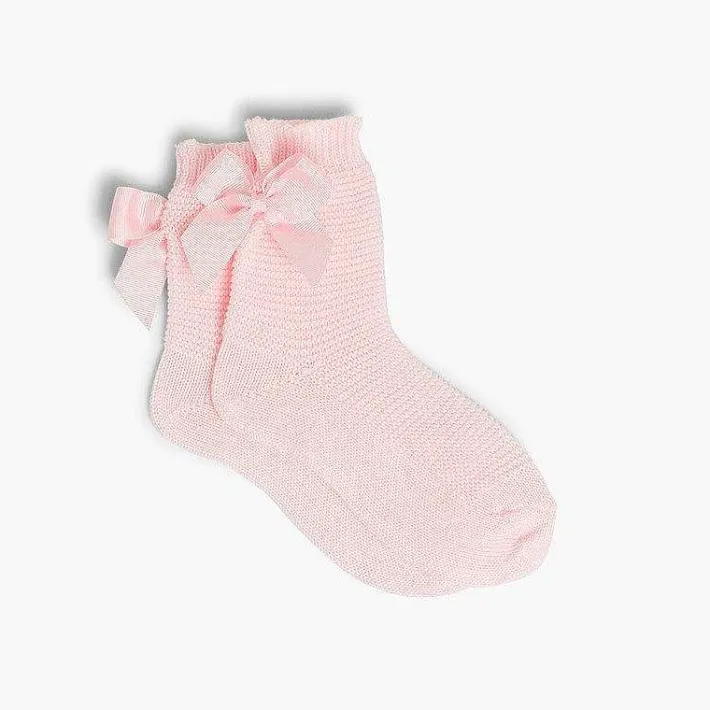 Leotardos Y Textil Condor<Pisamonas Calcetin Condor Corto Punto Bobo Con Lazo