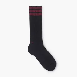 Zapatos Colegiales<Pisamonas Calcetin Deporte Triple Franja Horizontal