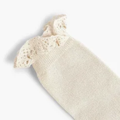 Leotardos Y Textil Condor<Pisamonas Calcetines Altos Con Puntilla