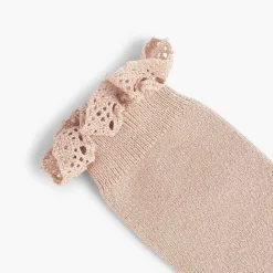 Leotardos Y Textil Condor<Pisamonas Calcetines Altos Con Puntilla