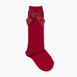 Leotardos Y Textil Condor<Pisamonas Calcetines Altos Condor Algodon Con Lazo