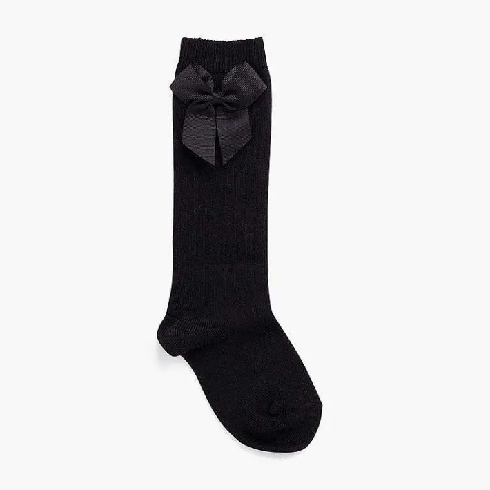 Leotardos Y Textil Condor<Pisamonas Calcetines Altos Condor Algodon Con Lazo
