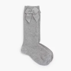 Leotardos Y Textil Condor<Pisamonas Calcetines Altos Condor Algodon Con Lazo