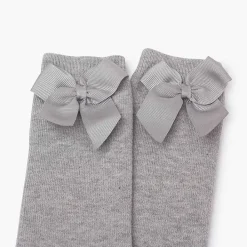 Leotardos Y Textil Condor<Pisamonas Calcetines Altos Condor Algodon Con Lazo