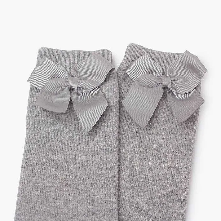 Leotardos Y Textil Condor<Pisamonas Calcetines Altos Condor Algodon Con Lazo