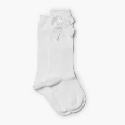 Leotardos Y Textil Condor<Pisamonas Calcetines Altos Condor Algodon Con Lazo