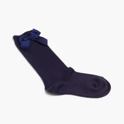 Leotardos Y Textil Condor<Pisamonas Calcetines Altos Condor Algodon Con Lazo